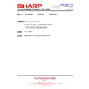 Sharp LC-32GA6E (serv.man9) Service Manual / Technical Bulletin