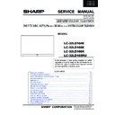 Sharp LC-32LD166K (serv.man3) Service Manual