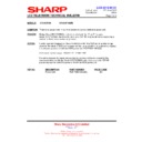 Sharp LC-32LE144E (serv.man6) Service Manual / Technical Bulletin