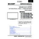 Sharp LC-32LE240EK (serv.man2) Service Manual / Parts Guide