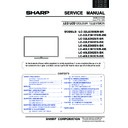 Sharp LC-32LE361E Service Manual