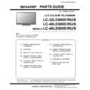 Sharp LC-32LE600E (serv.man12) Service Manual / Parts Guide