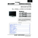 Sharp LC-32P55E (serv.man3) Service Manual