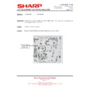 Sharp LC-32RD2E (serv.man18) Service Manual / Technical Bulletin