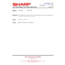 Sharp LC-32RD2E (serv.man20) Service Manual / Technical Bulletin