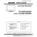 Sharp LC-32SD1EA (serv.man9) Service Manual / Parts Guide