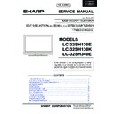 Sharp LC-32SH130K (serv.man2) Service Manual