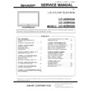 Sharp LC-32SH330E Service Manual