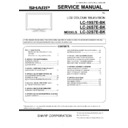 Sharp LC-32SH7E Service Manual