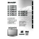 Sharp LC-32WD1E (serv.man2) User Manual / Operation Manual