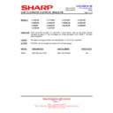 Sharp LC-32X20E (serv.man17) Service Manual / Technical Bulletin