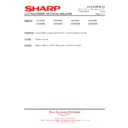 Sharp LC-32X20E (serv.man21) Service Manual / Technical Bulletin