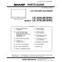 Sharp LC-32XL8E (serv.man8) Service Manual / Parts Guide