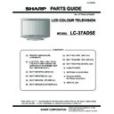 Sharp LC-37AD5E (serv.man8) Service Manual / Parts Guide