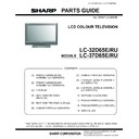 Sharp LC-37D65 (serv.man9) Parts Guide