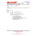 Sharp LC-37GA9EK (serv.man45) Service Manual / Technical Bulletin