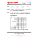 Sharp LC-37GD1E (serv.man33) Service Manual / Technical Bulletin