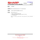 Sharp LC-37HV4E (serv.man39) Service Manual / Technical Bulletin