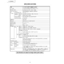 Sharp LC-37HV4E Service Manual / Specification