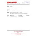 Sharp LC-37XD1E (serv.man24) Service Manual / Technical Bulletin