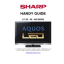 Sharp LC-40LE600E Handy Guide
