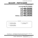 Sharp LC-40LE820E (serv.man14) Parts Guide