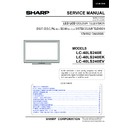 Sharp LC-40LS240E Service Manual