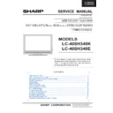 Sharp LC-40SH340K (serv.man2) Service Manual