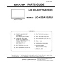 lc-42sa1e (serv.man8) service manual / parts guide