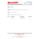 Sharp LC-42XD1E (serv.man26) Service Manual / Technical Bulletin