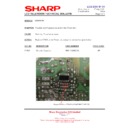 Sharp LC-42XD1E (serv.man29) Service Manual / Technical Bulletin