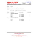Sharp LC-42XL2E (serv.man20) Service Manual / Technical Bulletin