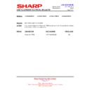 Sharp LC-46LE600E (serv.man17) Service Manual / Technical Bulletin