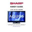 Sharp LC-46LE700E Handy Guide