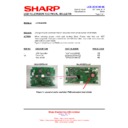 Sharp LC-46LE820E (serv.man29) Service Manual / Technical Bulletin
