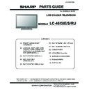 Sharp LC-46X8E (serv.man9) Service Manual / Parts Guide