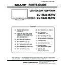 Sharp LC-46XL1E (serv.man9) Service Manual / Parts Guide