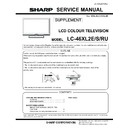 Sharp LC-46XL2EB Service Manual