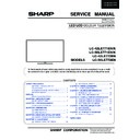 lc-50le771k service manual