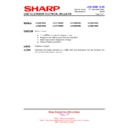 Sharp LC-52DH65E (serv.man15) Technical Bulletin