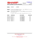Sharp LC-52X20E (serv.man18) Service Manual / Technical Bulletin