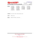 Sharp LC-52XD1E (serv.man29) Service Manual / Technical Bulletin