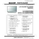 Sharp LC-52XS1E (serv.man9) Service Manual / Parts Guide