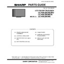 Sharp LC-60LE636E (serv.man11) Parts Guide
