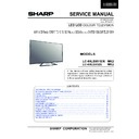Sharp LC-60LE651KMK2 Service Manual