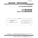 Sharp LC-60LE925E (serv.man10) Service Manual