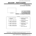 Sharp LC-70LE747EN (serv.man3) Parts Guide