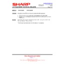Sharp LC-70UD20KN (serv.man11) Service Manual / Technical Bulletin