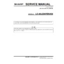Sharp LC-80LE857E Service Manual