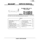 Sharp PZ-43MR2E Service Manual